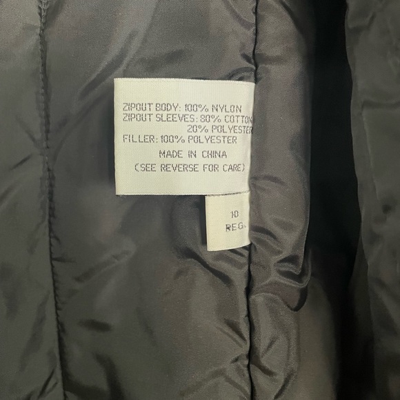 The Delta Collection by Cintas Womens Trench Coat Suze 6 Thinsulate Lining Black - Picture 6 of 6